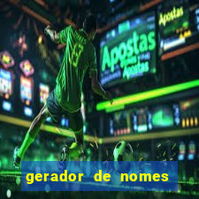 gerador de nomes para jogos